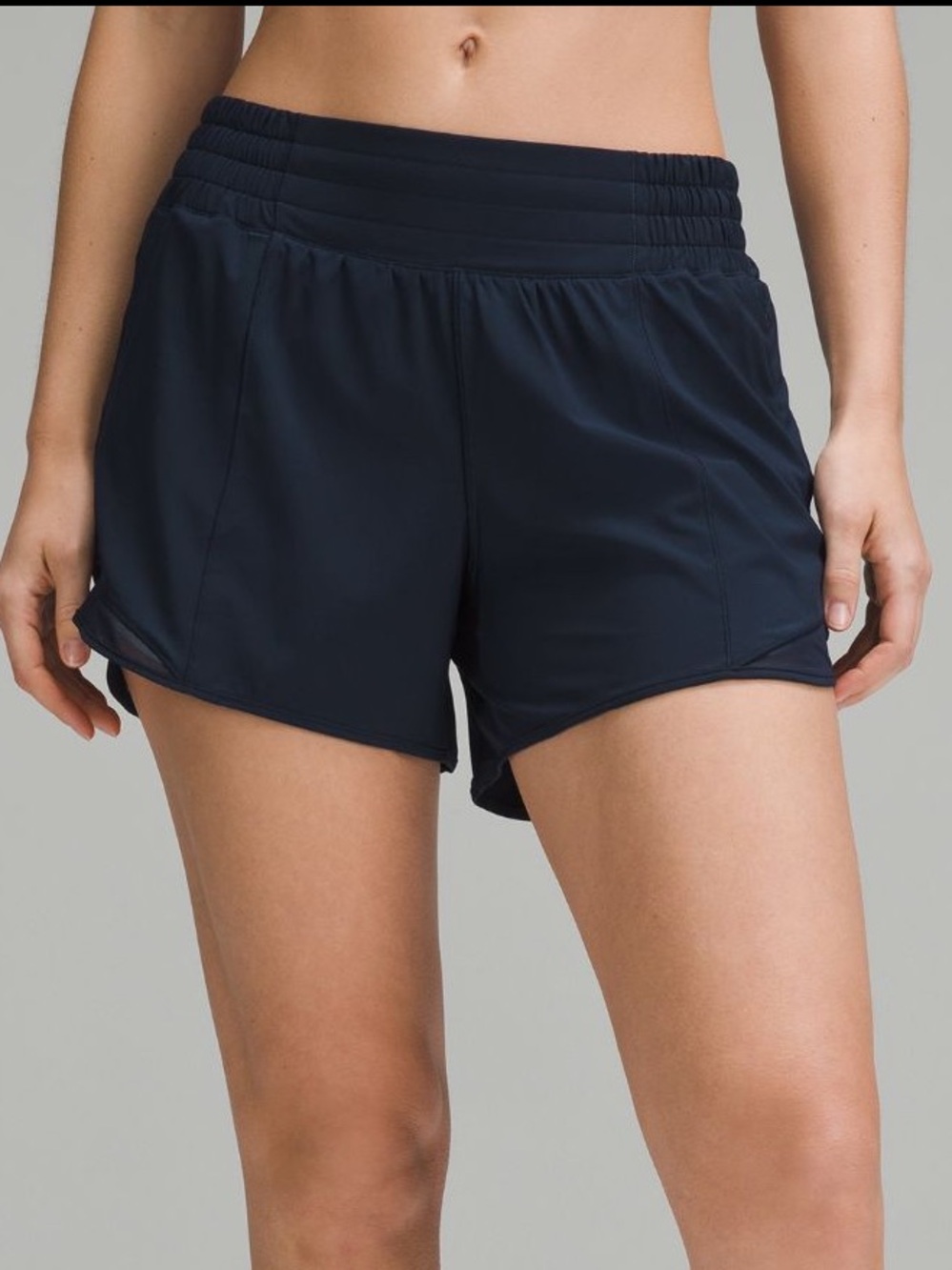Lululemon Hotty Hot High Rise Athletic Shorts True Navy Size 12 New